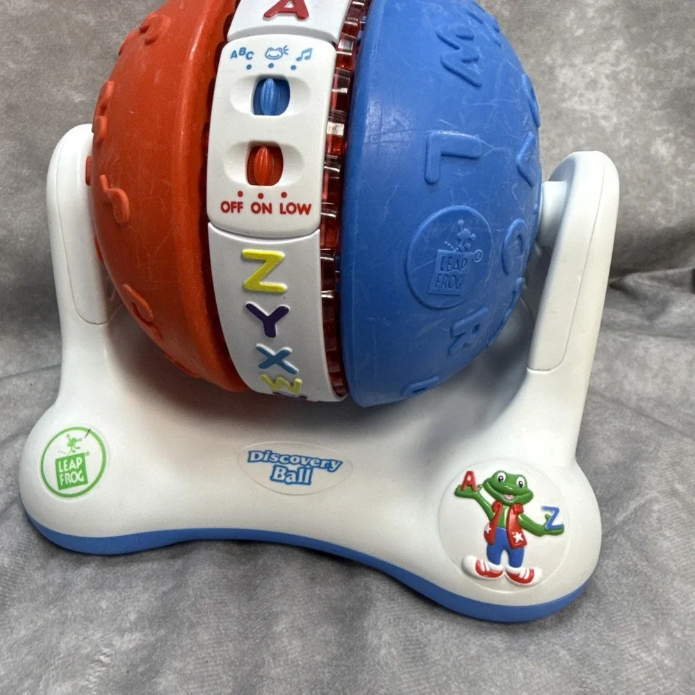 Leap Frog DISCOVERY BALL 2001 w/ Letter Names, Sound, and Music Working Video